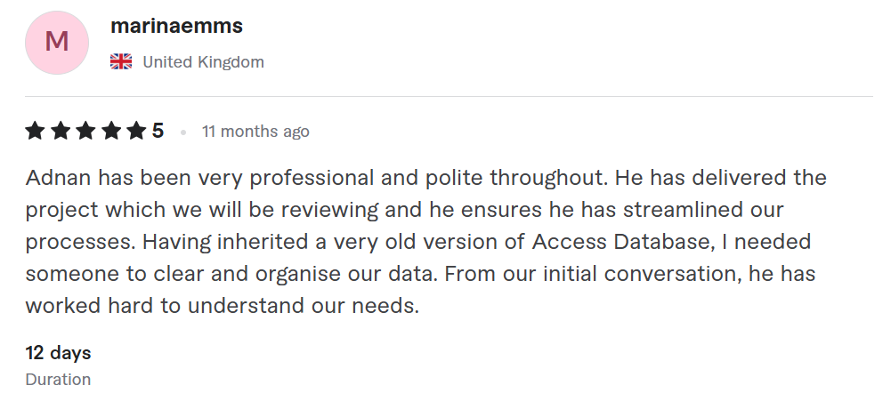Client Review